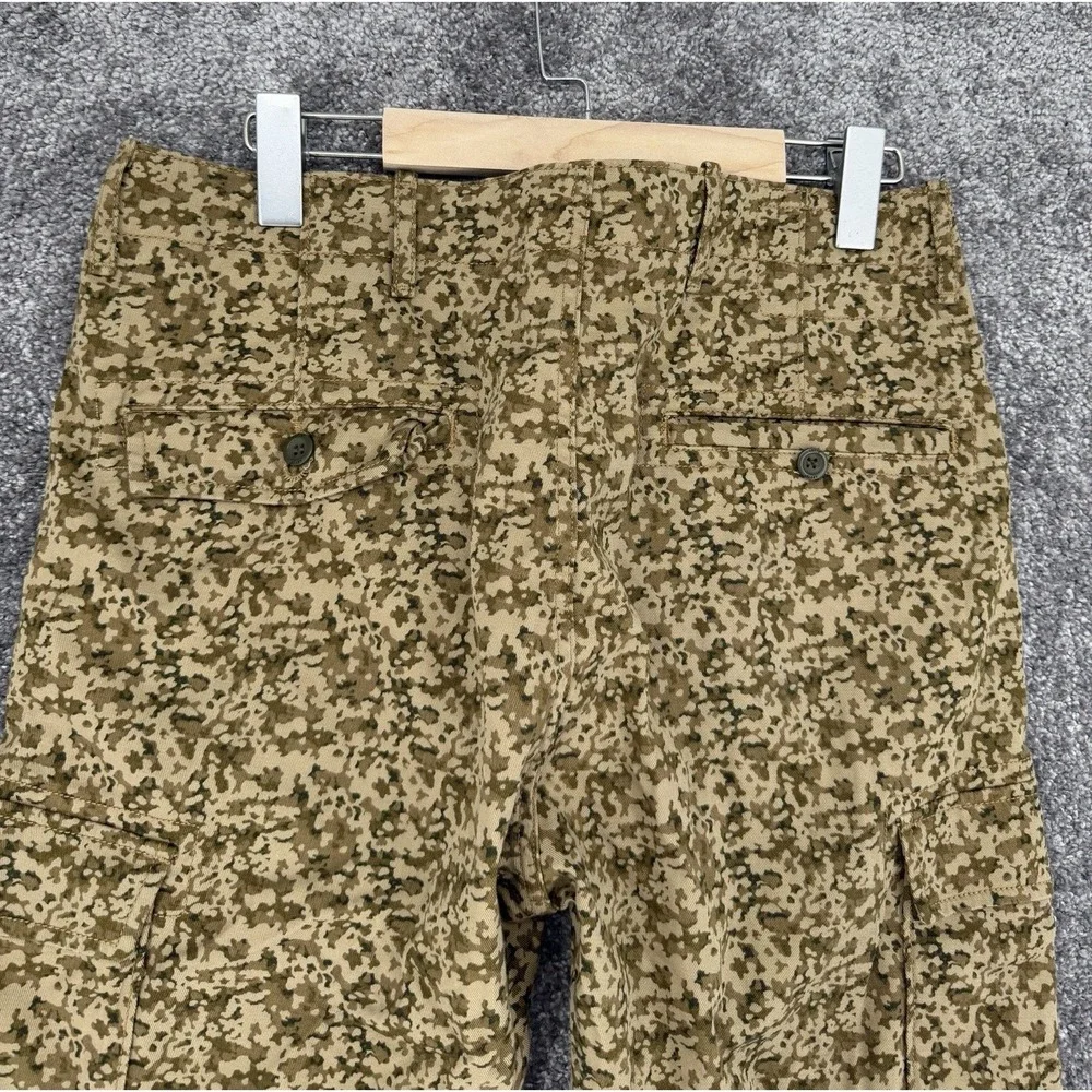 Mem's Slim Straight Camo Cargo Pants 32x34 Camouflage 13469-0005 Green
